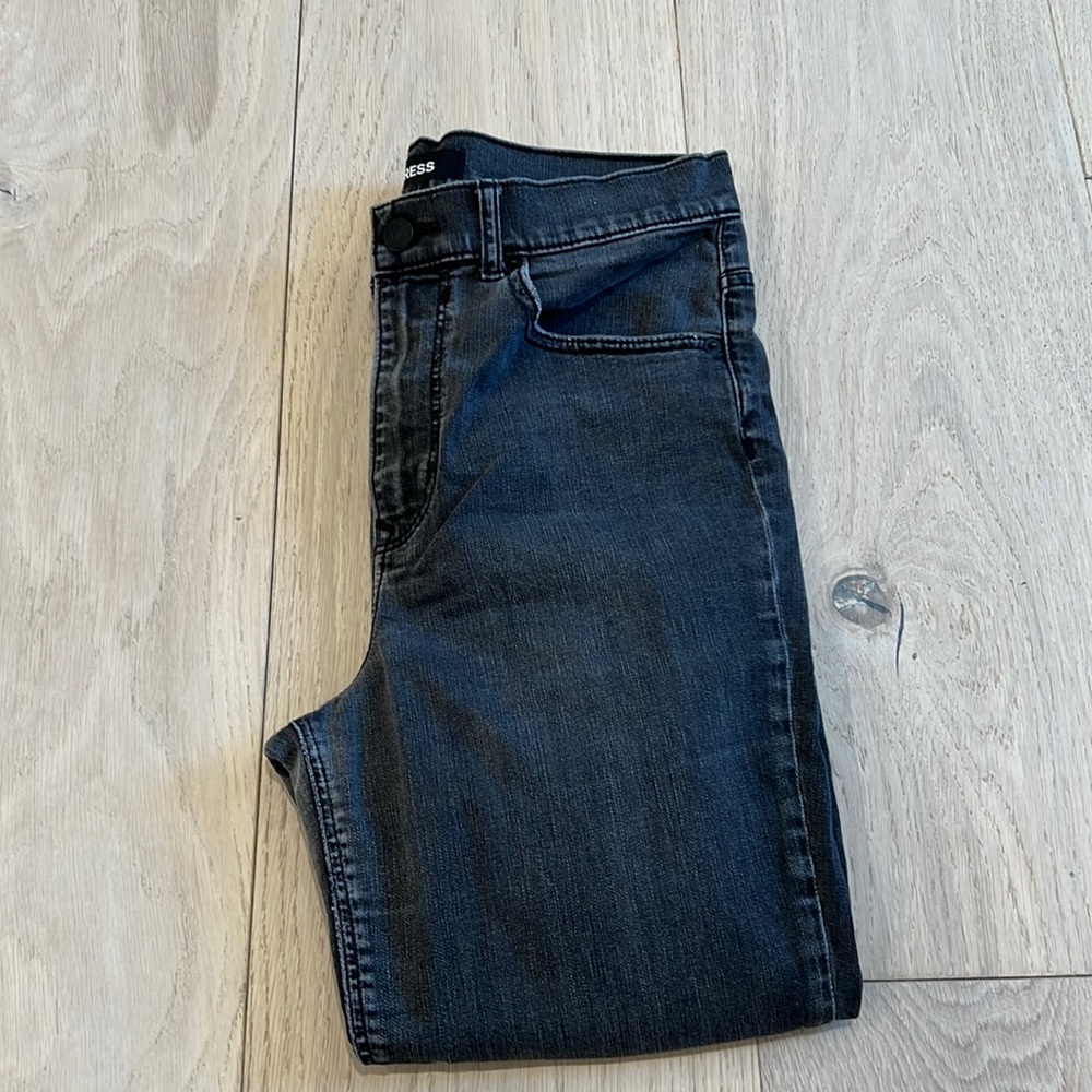 Express Original Vintage Ankle Extreme High Rise Jeans in Size 8